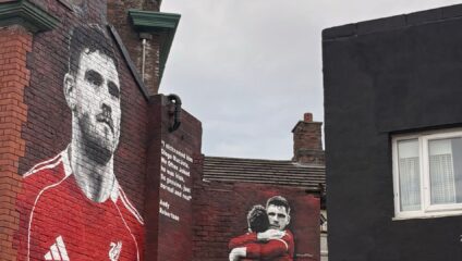 Liverpool legend Andy Robertson immortalised near Anfield with beautiful nod to former teammate