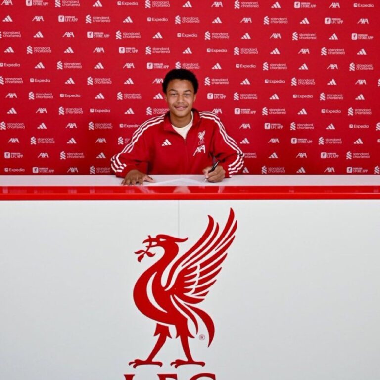 Breaking: Son of Liverpool Champions League hero signs first professional contract at Anfield
