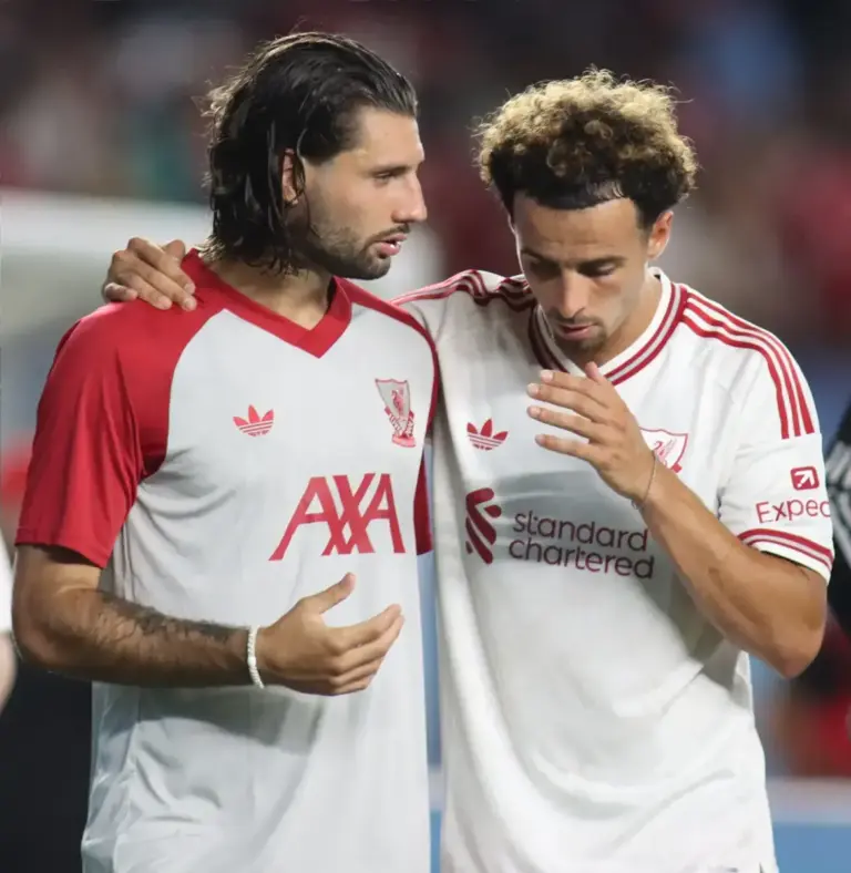 Dominik Szoboszlai Clears Up Curtis Jones Armband Exchange After Wrexham Match
