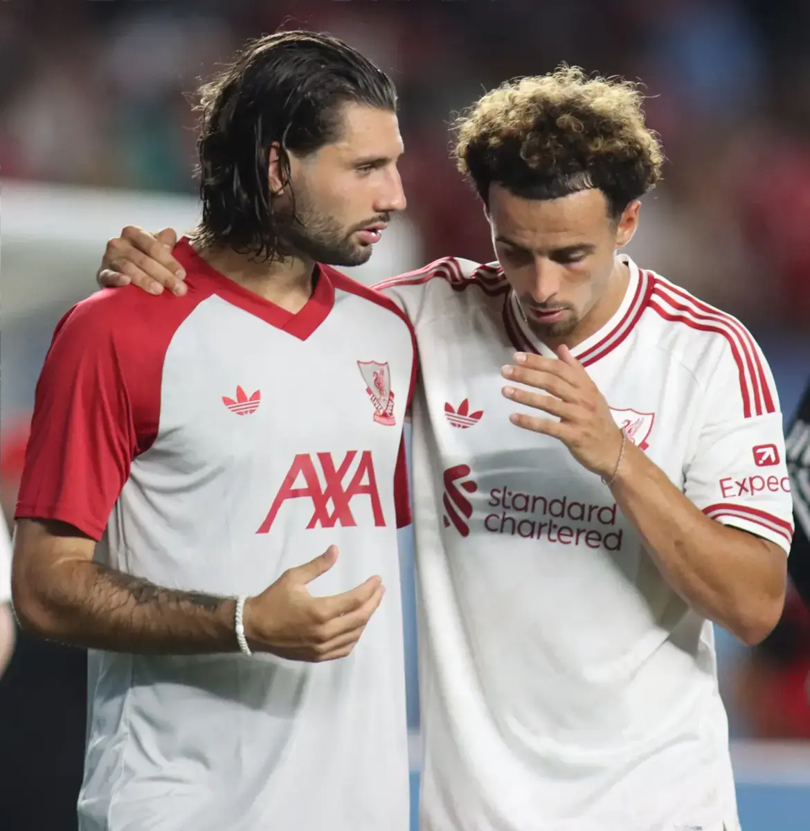 Dominik Szoboszlai Clears Up Curtis Jones Armband Exchange After Wrexham Match