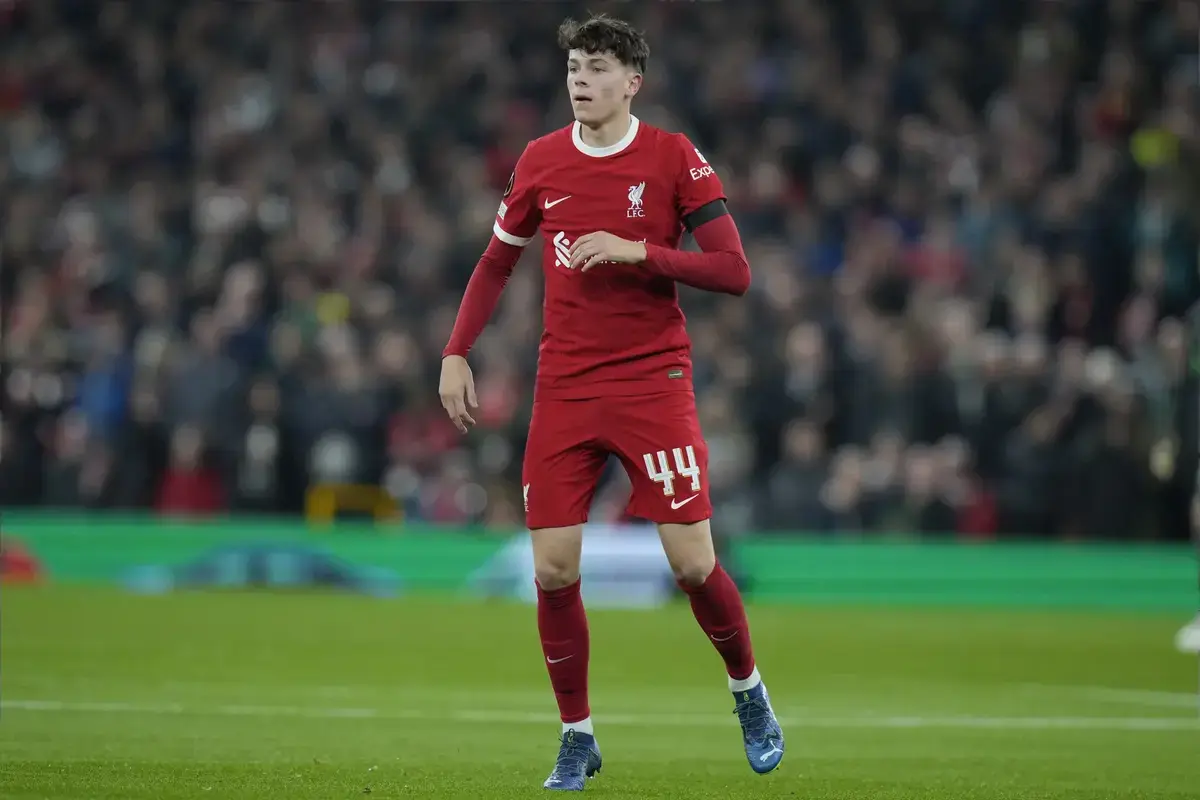 Watch: Luke Chambers opens the scoring for Liverpool vs Leeds United