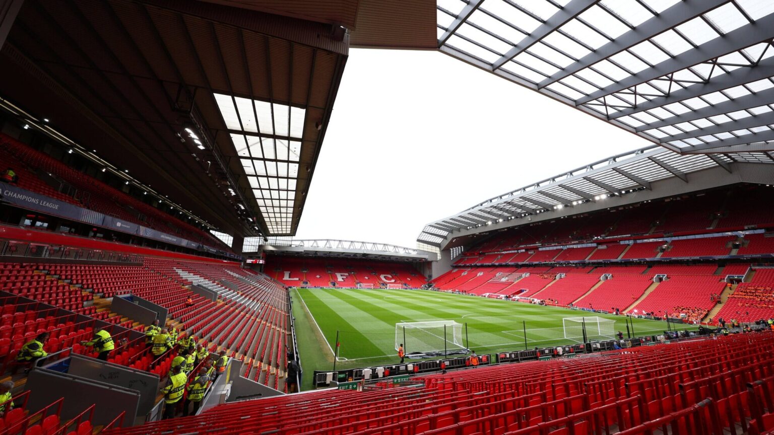 Michael Mulholland Liverpool: Anfield Stadium interior